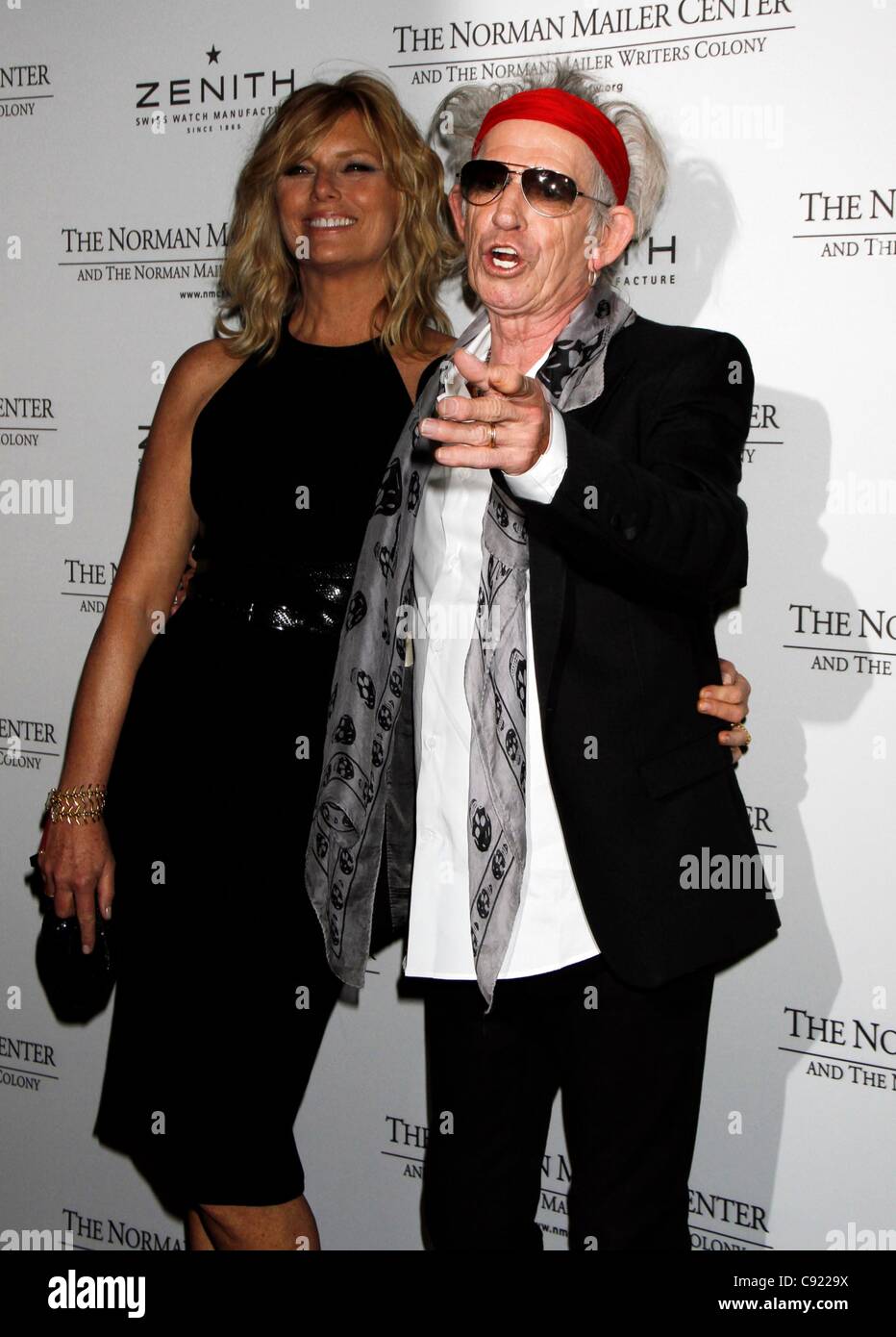 Keith Richards, wife at arrivals for The Norman Mailer Writers Colony