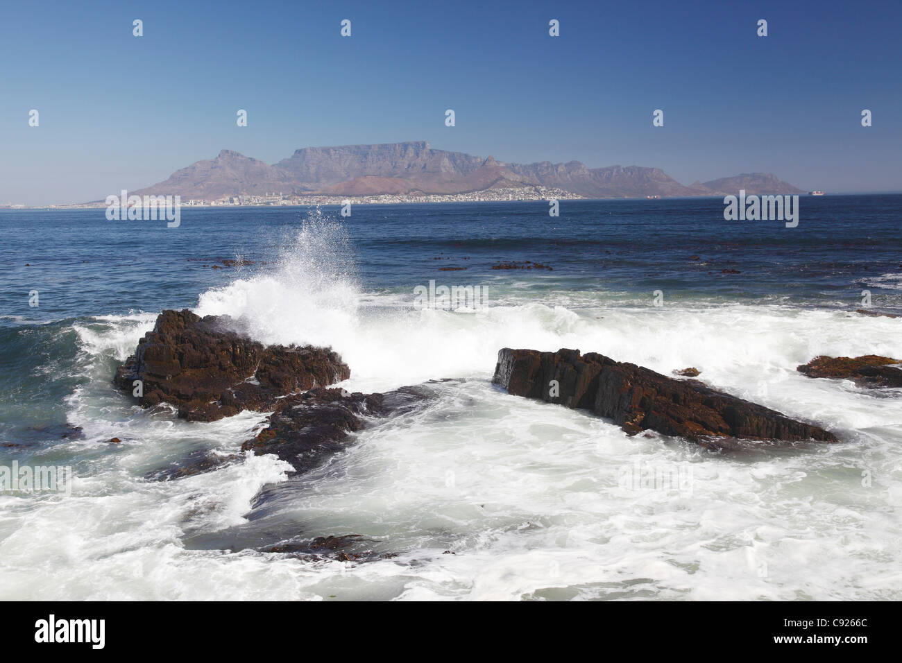 Robben Island is well known for as the prison island where many political prisoners inclusing Nelson Mandela spent years Stock Photo