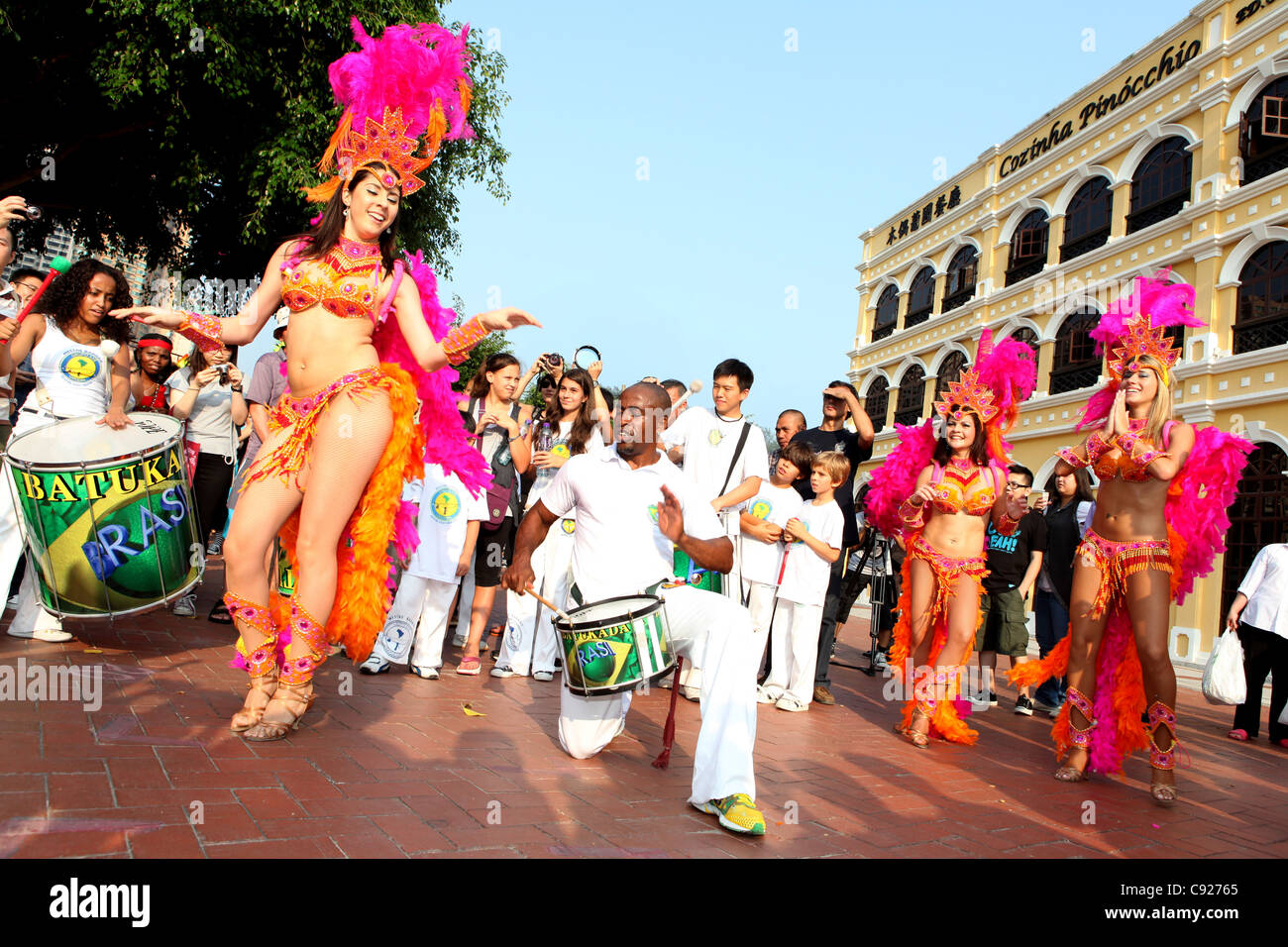 Lusofonia Portuguese festival parade, Macau Stock Photo Alamy