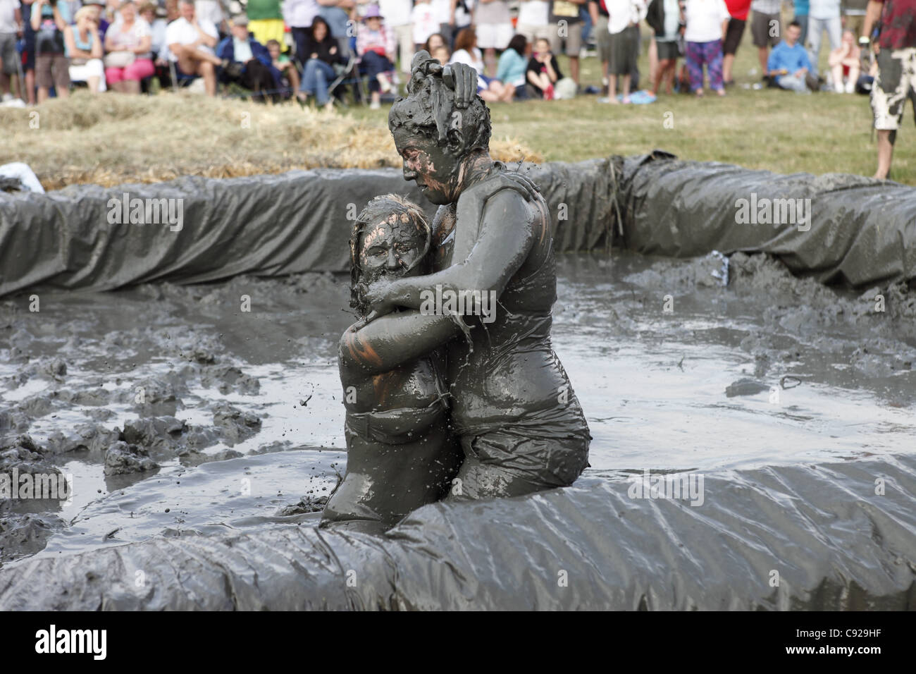 The quirky annual Mud Wrestling Championships, held at The Lowland ...