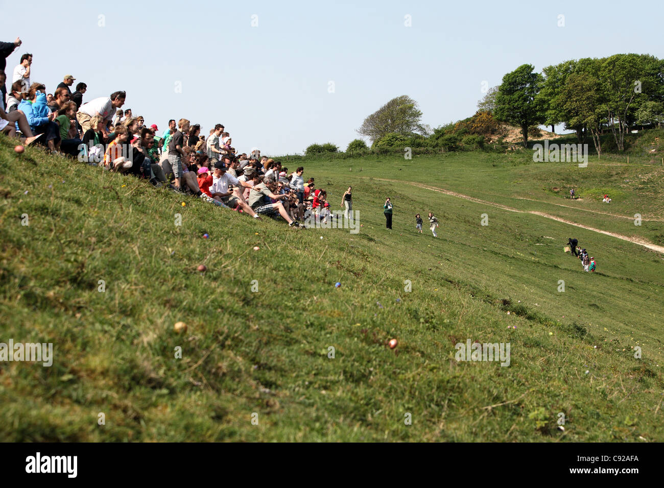 Egg rolling hill hi-res stock photography and images - Alamy