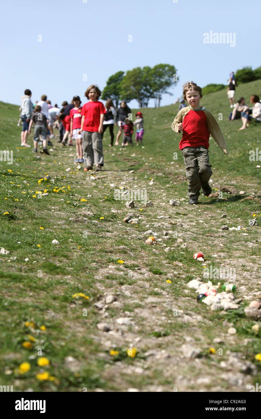 The quirky annual Easter Egg Rolling Competition, held on Easter Bank
