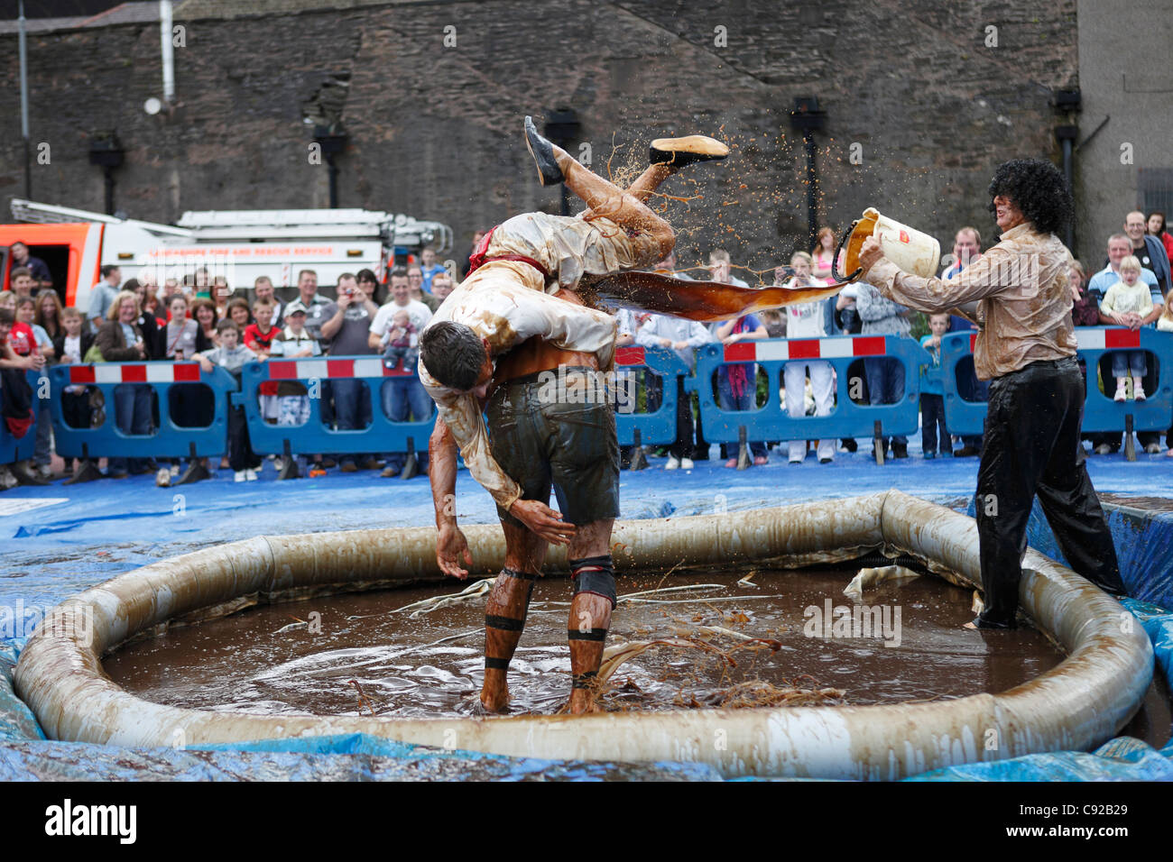 The quirky annual World Gravy Wrestling Championships, held in August