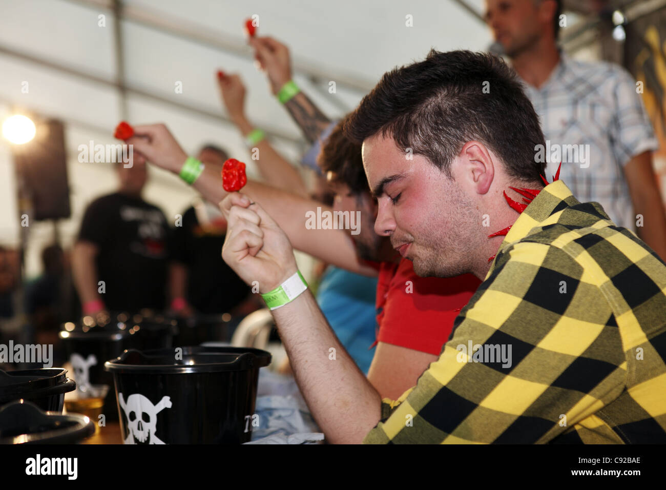 The quirky annual chillieating contest held on a weekend in September