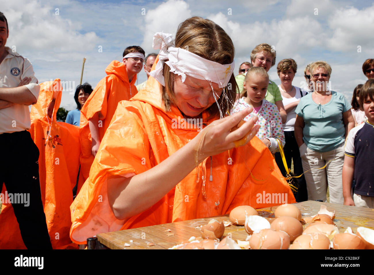 The quirky annual World Egg Throwing Championships, held in Swaton, nr