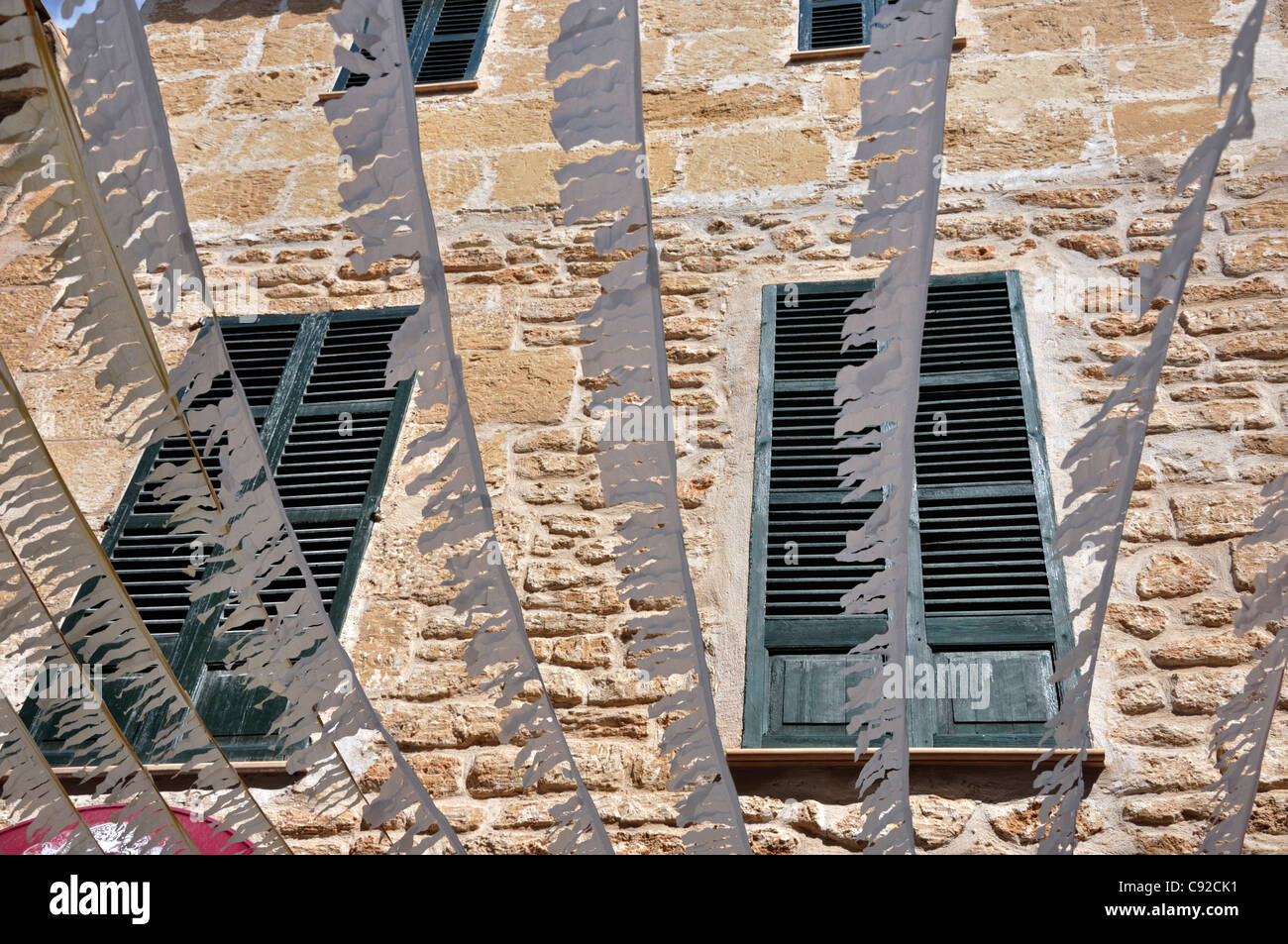 Alcudia old town, Mallorca, Balearic island, Spain, Europe Stock Photo