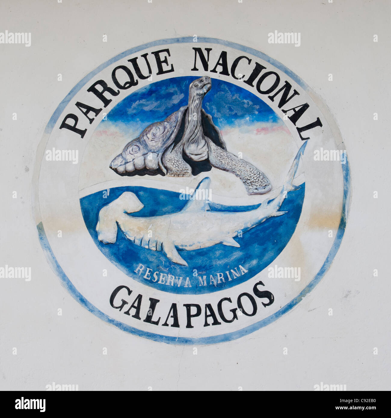Symbol of Galapagos National Park, Charles Darwin Research Station