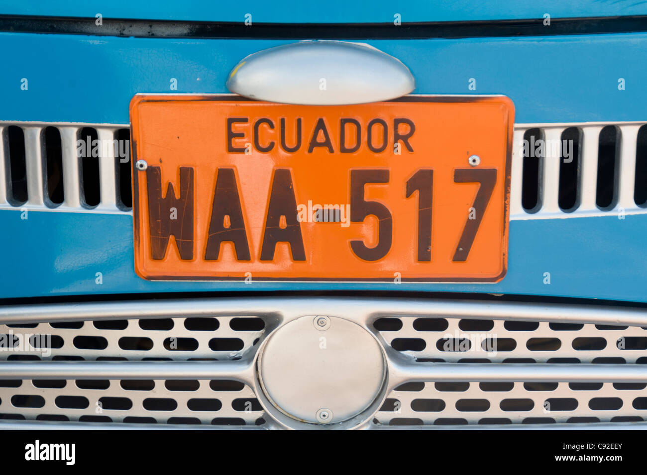 Ecuador license plate hires stock photography and images Alamy