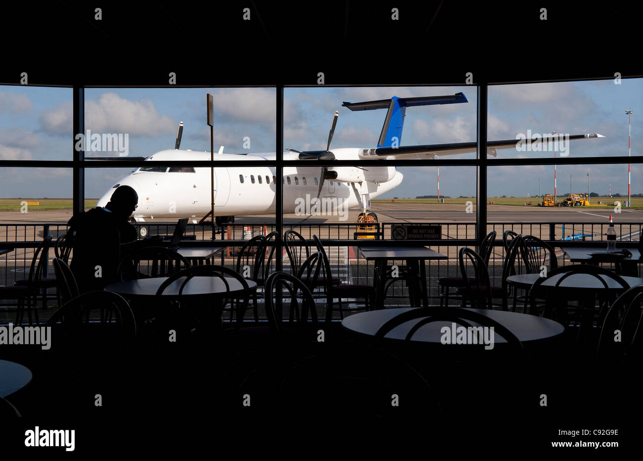 norwich airport international terminal building, norfolk, england Stock Photo