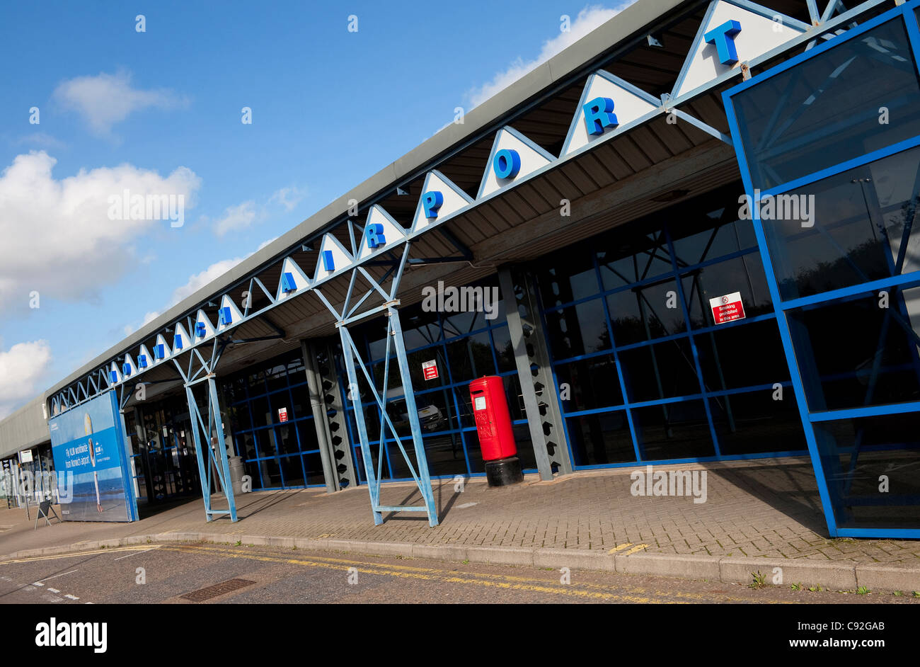 norwich airport, international terminal building, norfolk, england Stock Photo