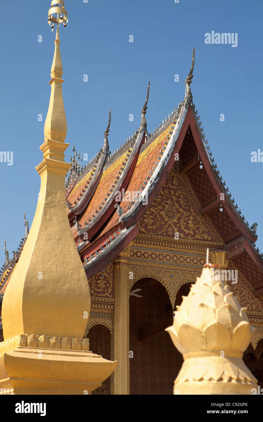 Wat Sensoukarahm temple, Luang Prabang, Laos Stock Photo