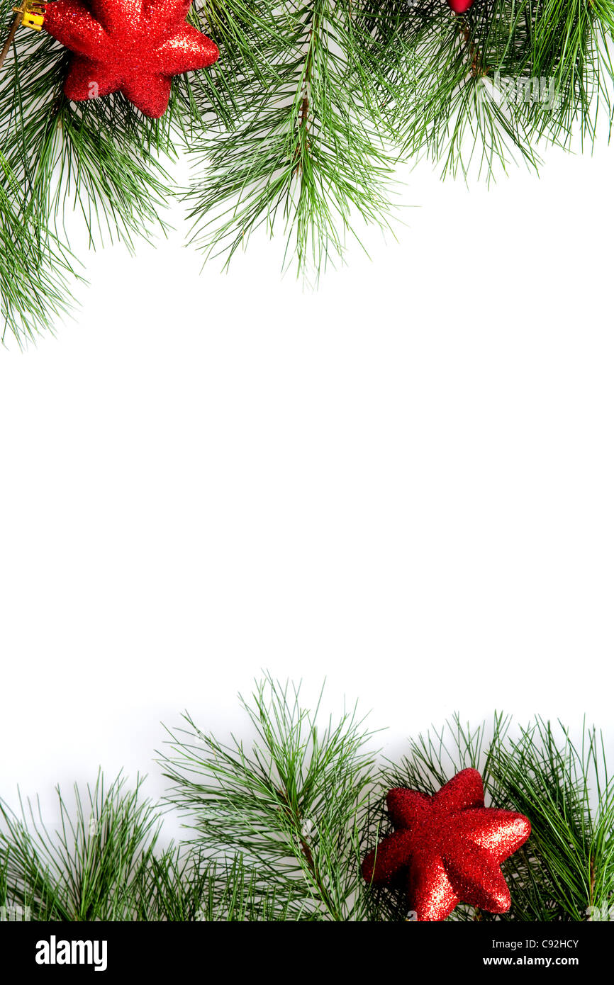 Fir tree with stars Stock Photo - Alamy