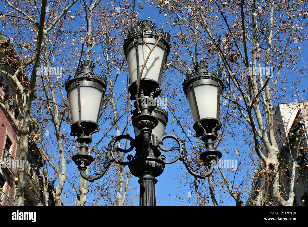 Ornate wrought iron street lamp hi-res stock photography and images - Alamy