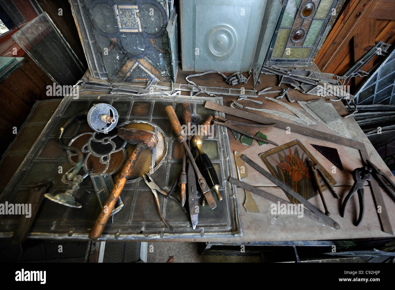 The Shambles Victorian Village in Newent, Gloucestershire a museum of