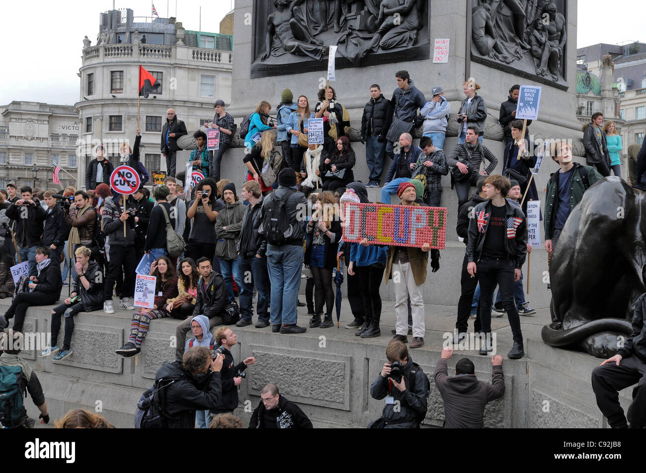 Tuition fee protest london hi-res stock photography and images - Alamy