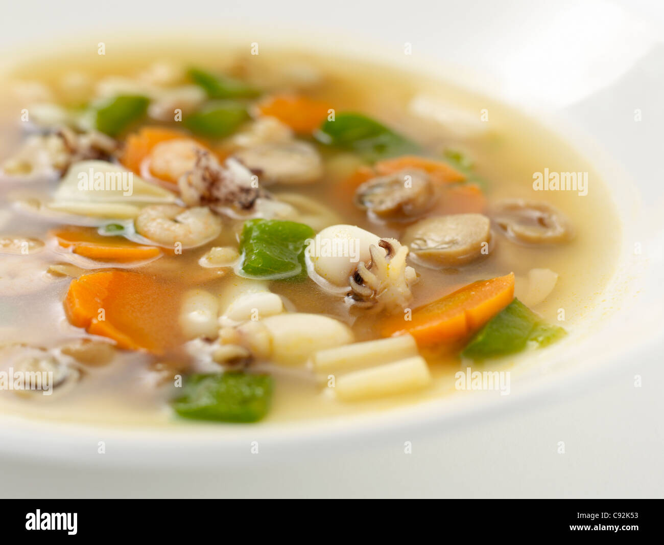 Thai fish soups Stock Photo