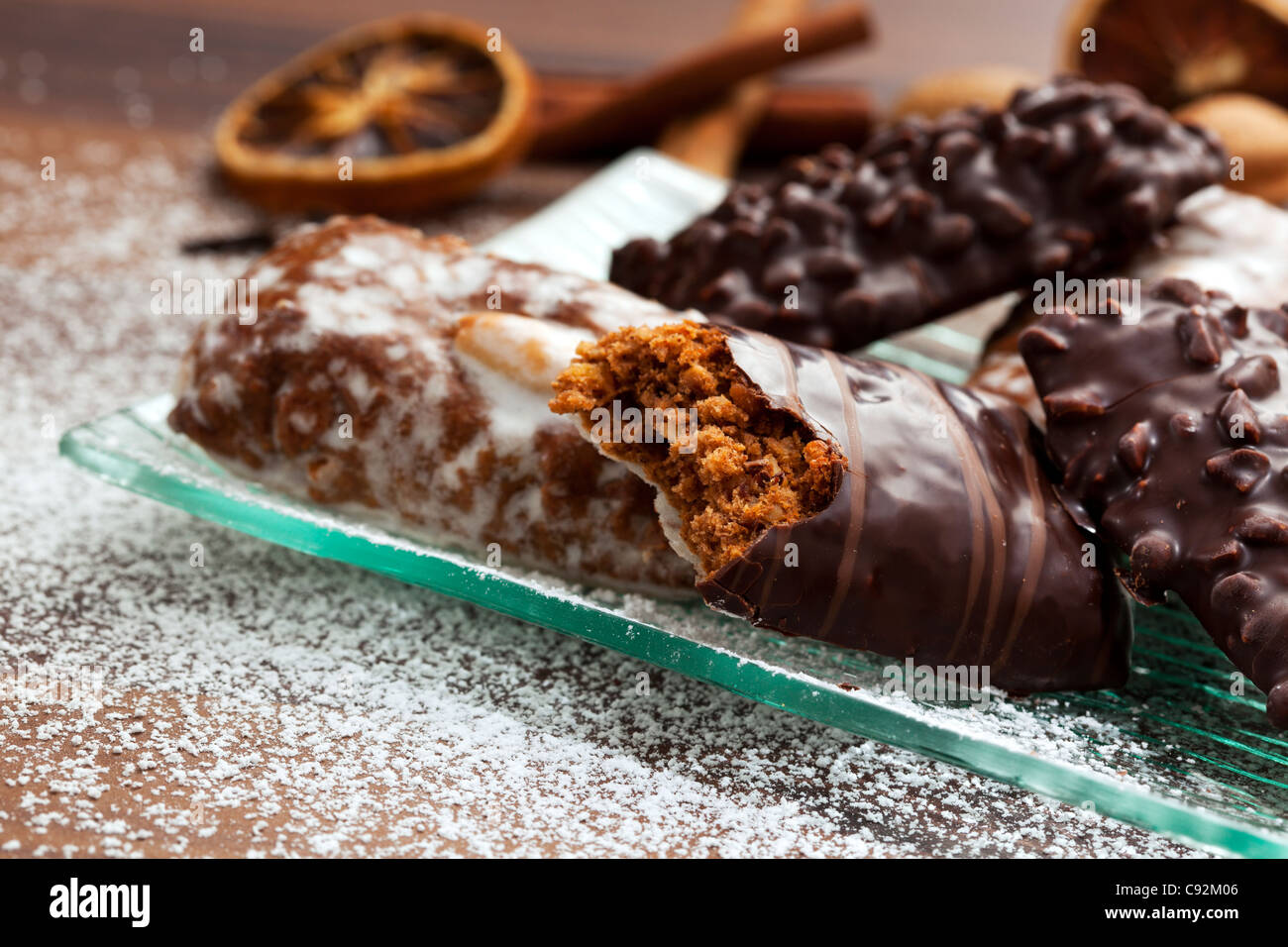 german gingerbread cookies Stock Photo - Alamy