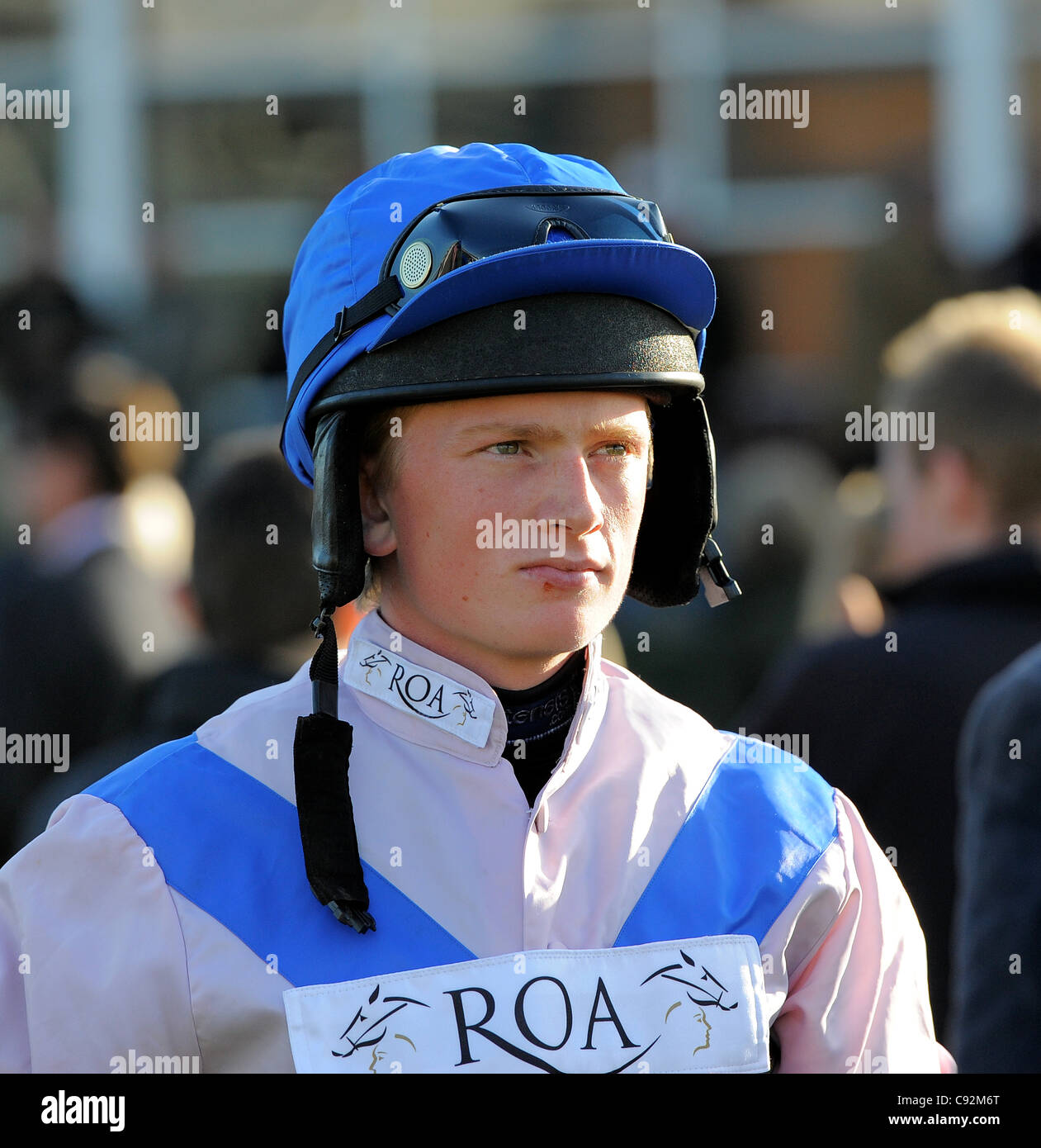 RYAN MAHON JOCKEY WETHERBY RACECOURSE WETHERBY ENGLAND 28 October 2011 ...