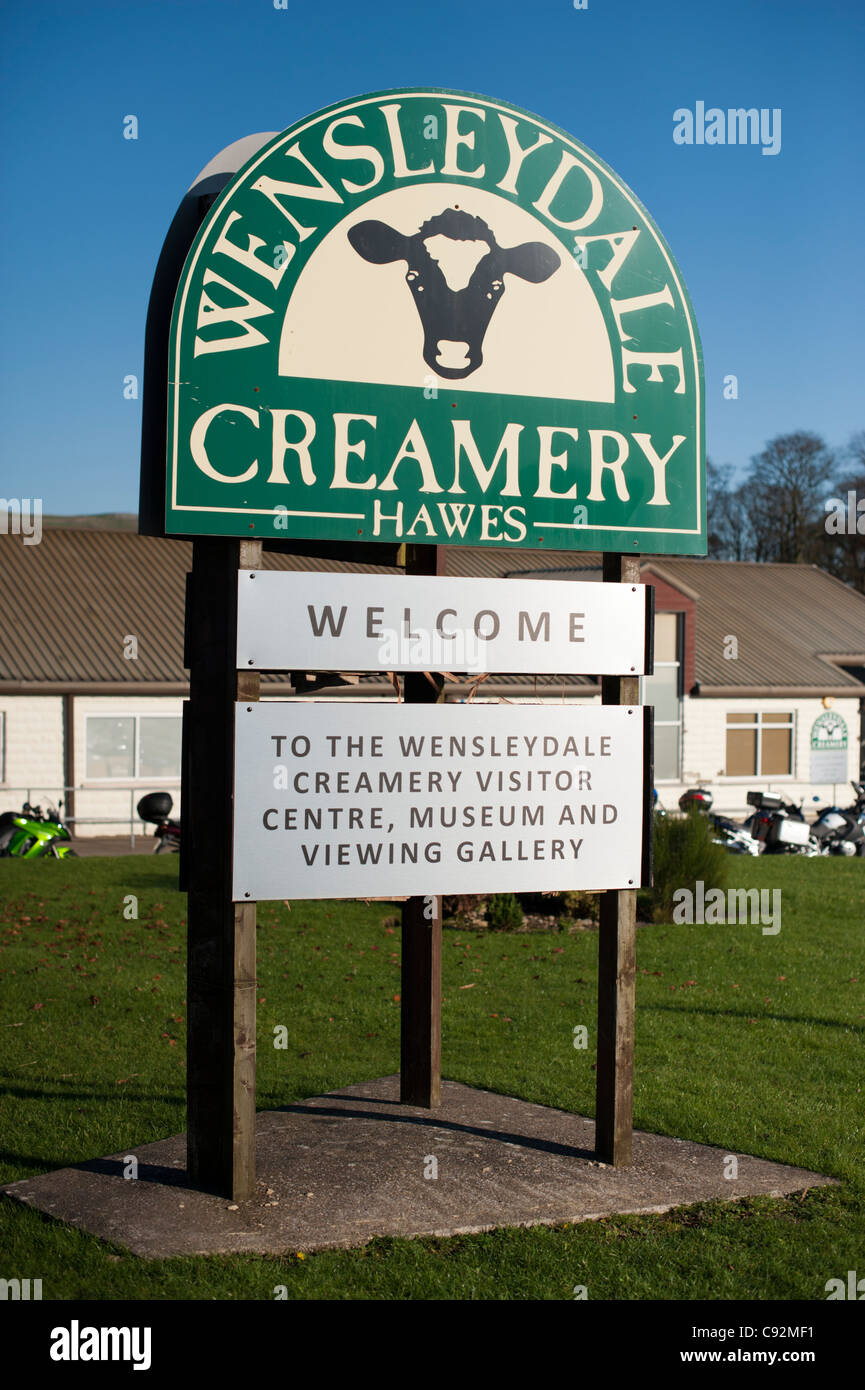 Wensleydale creamery cheese factory at Hawes Yorkshire Dales National