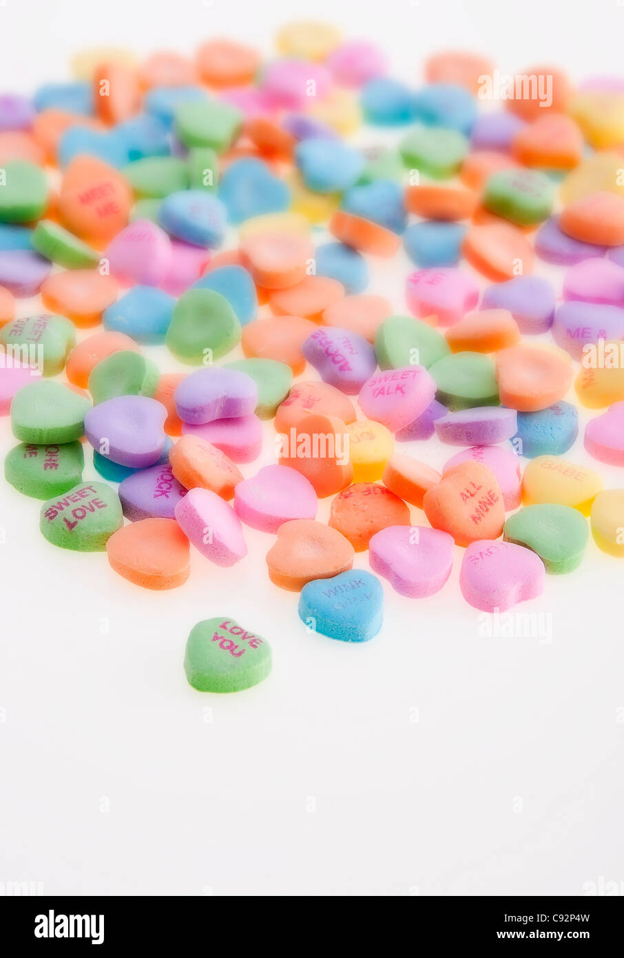 Sweet Heart Candies Stock Photo Alamy