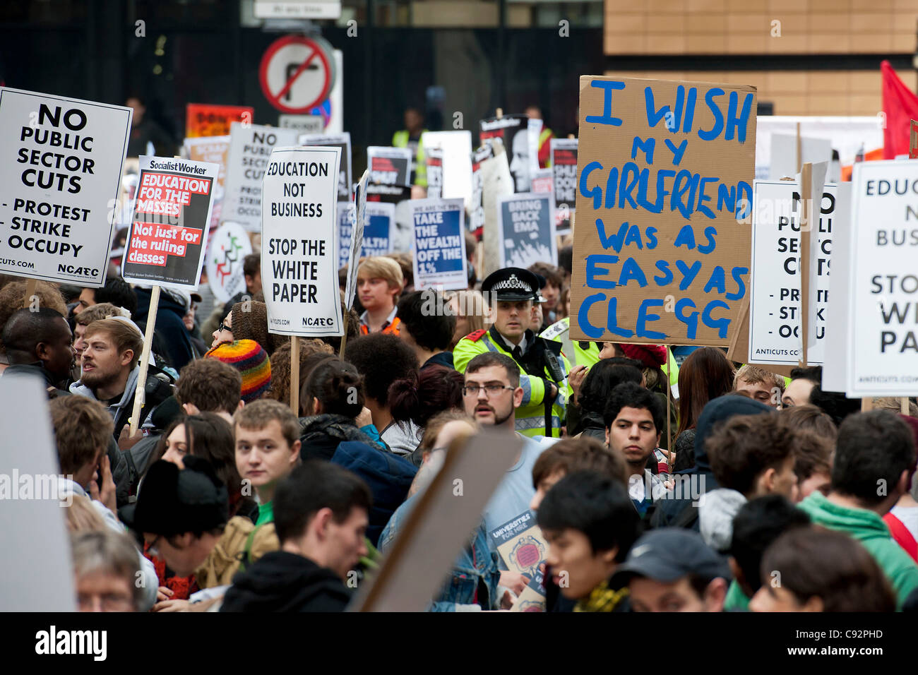 The National Campaign Against Fees and Cuts organises a march and