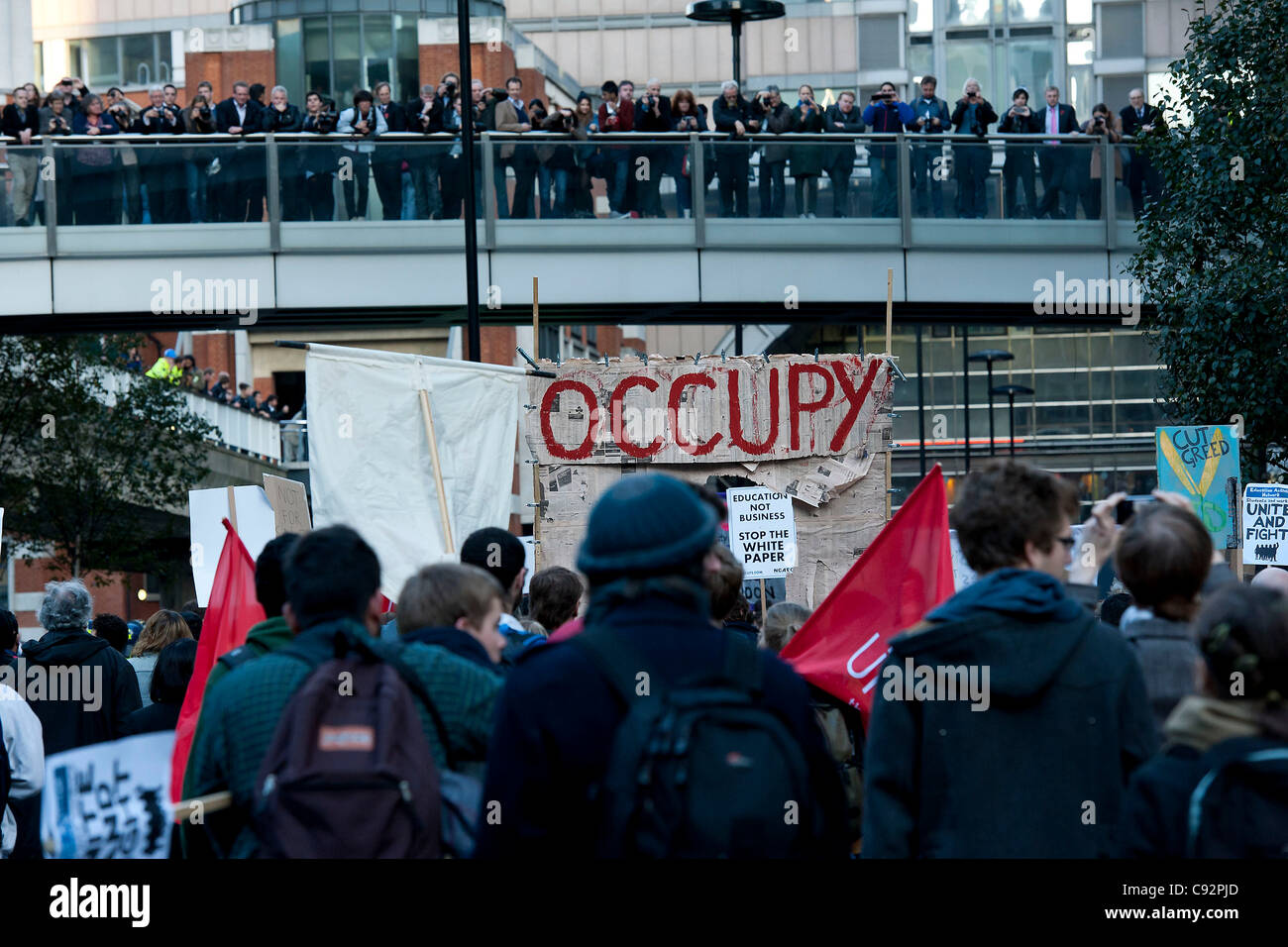 The National Campaign Against Fees and Cuts organises a march and