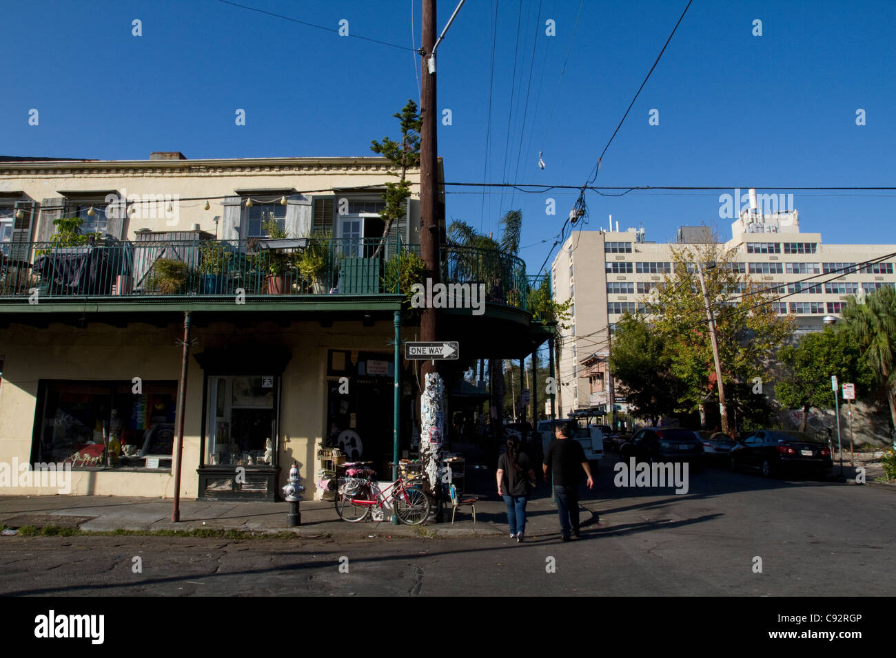 Frenchmen Street French Quarter New Orleans Louisiana USA Stock Photo