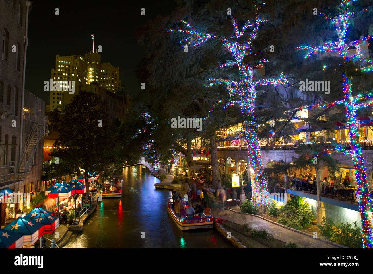 San Antonio River Walk, Texas Stock Photo