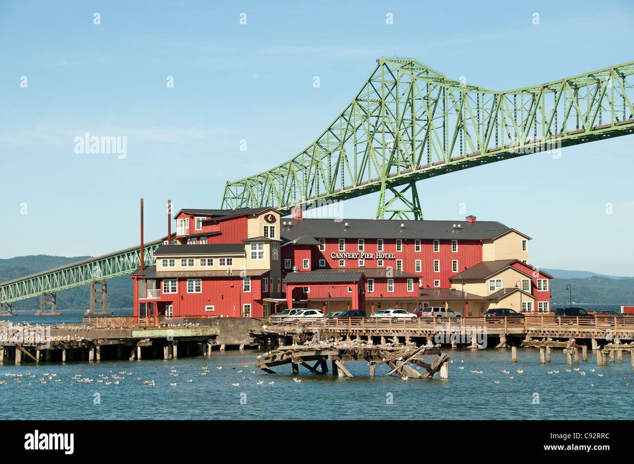 Astoria Megler bridge Columbia River Oregon United States of America Stock Photo