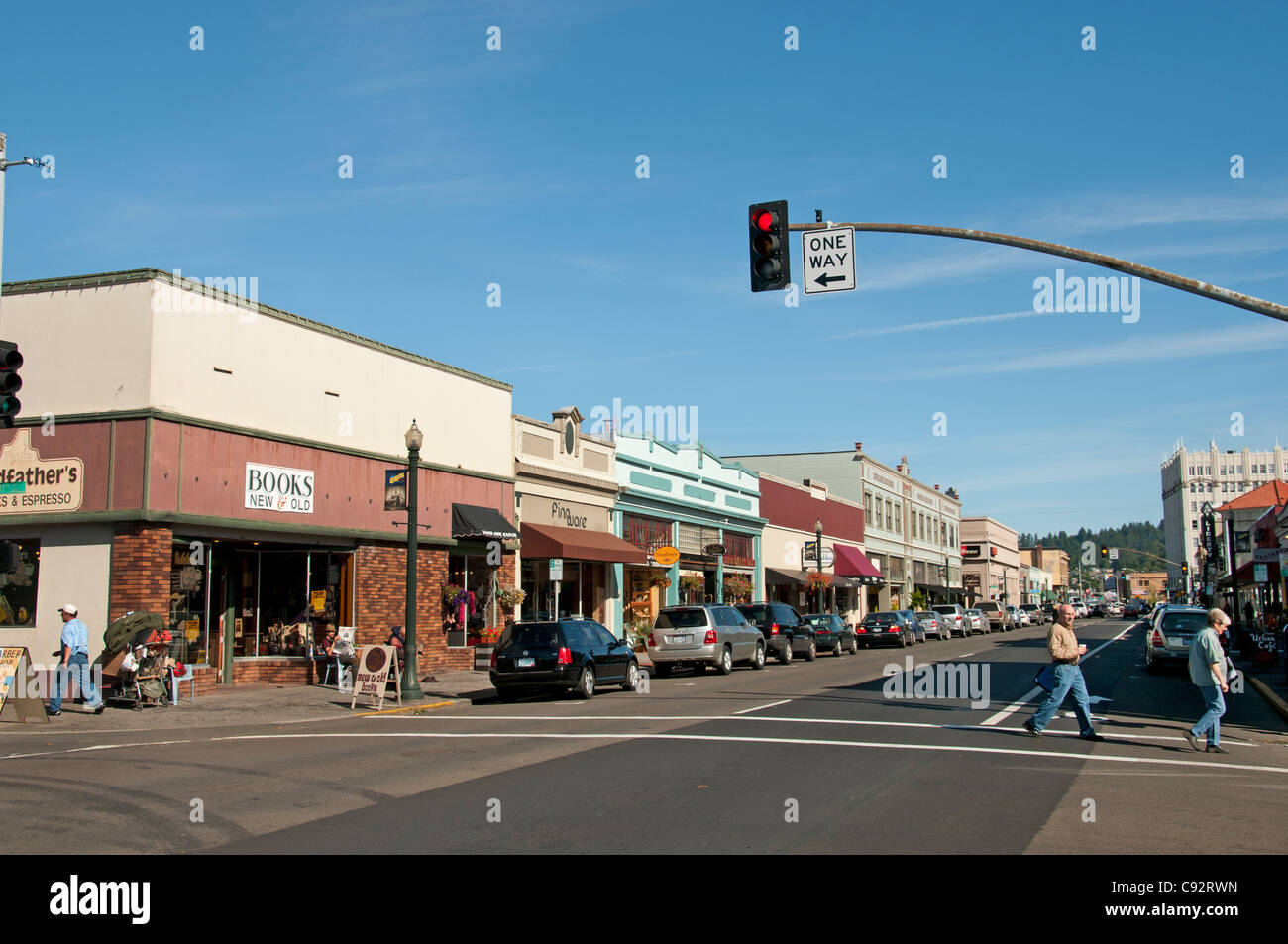 Downtown astoria , oregon hires stock photography and images Alamy