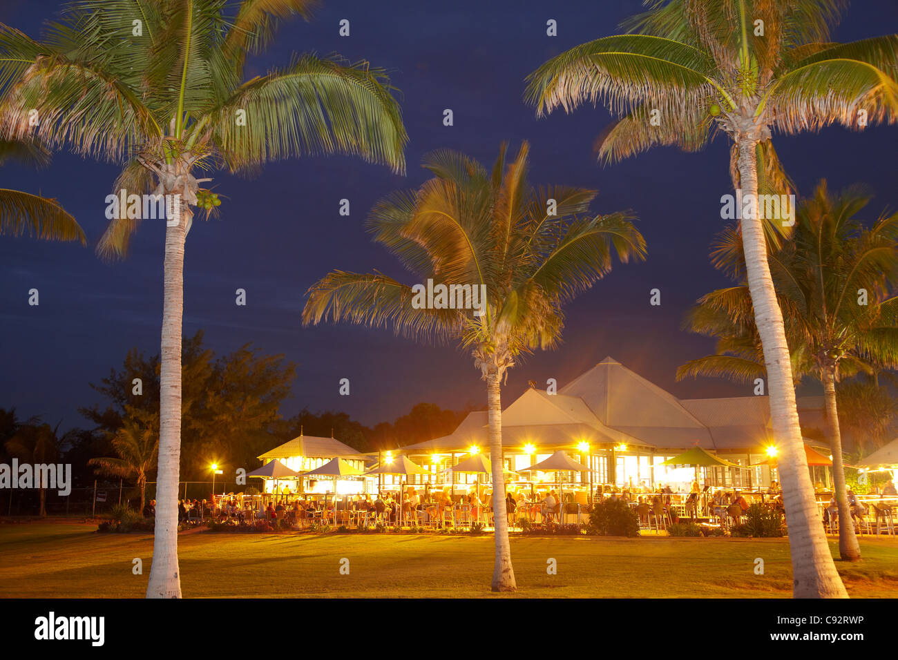 Sunset Bar & Grill, Cable Beach Club Resort, Broome, Kimberley Region, Western Australia, Australia Stock Photo
