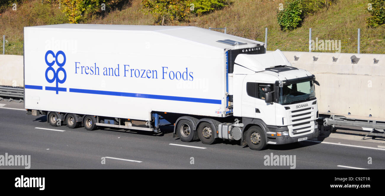 Coop delivery truck hires stock photography and images Alamy