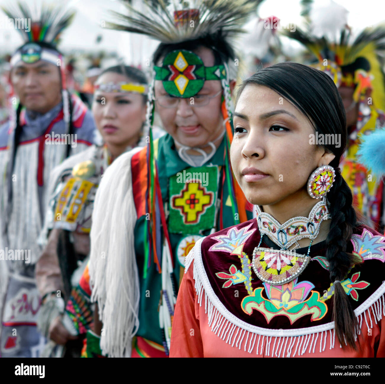 Scottsdale, Arizona Participants in the intertribal Red Mountain