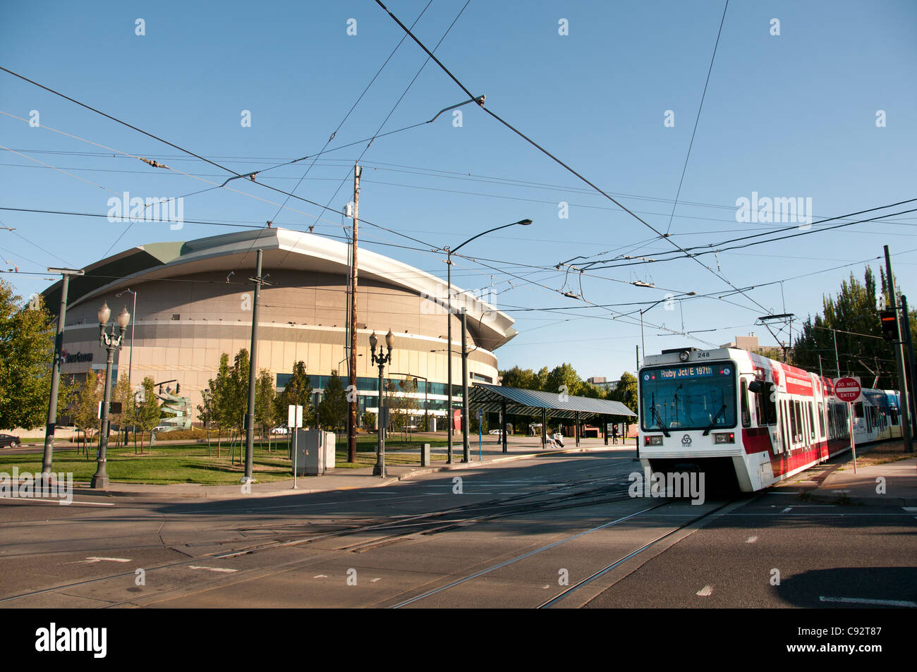 Stadium Rose Garden Arena Portland Lumberjax Arenablazers Oregon United