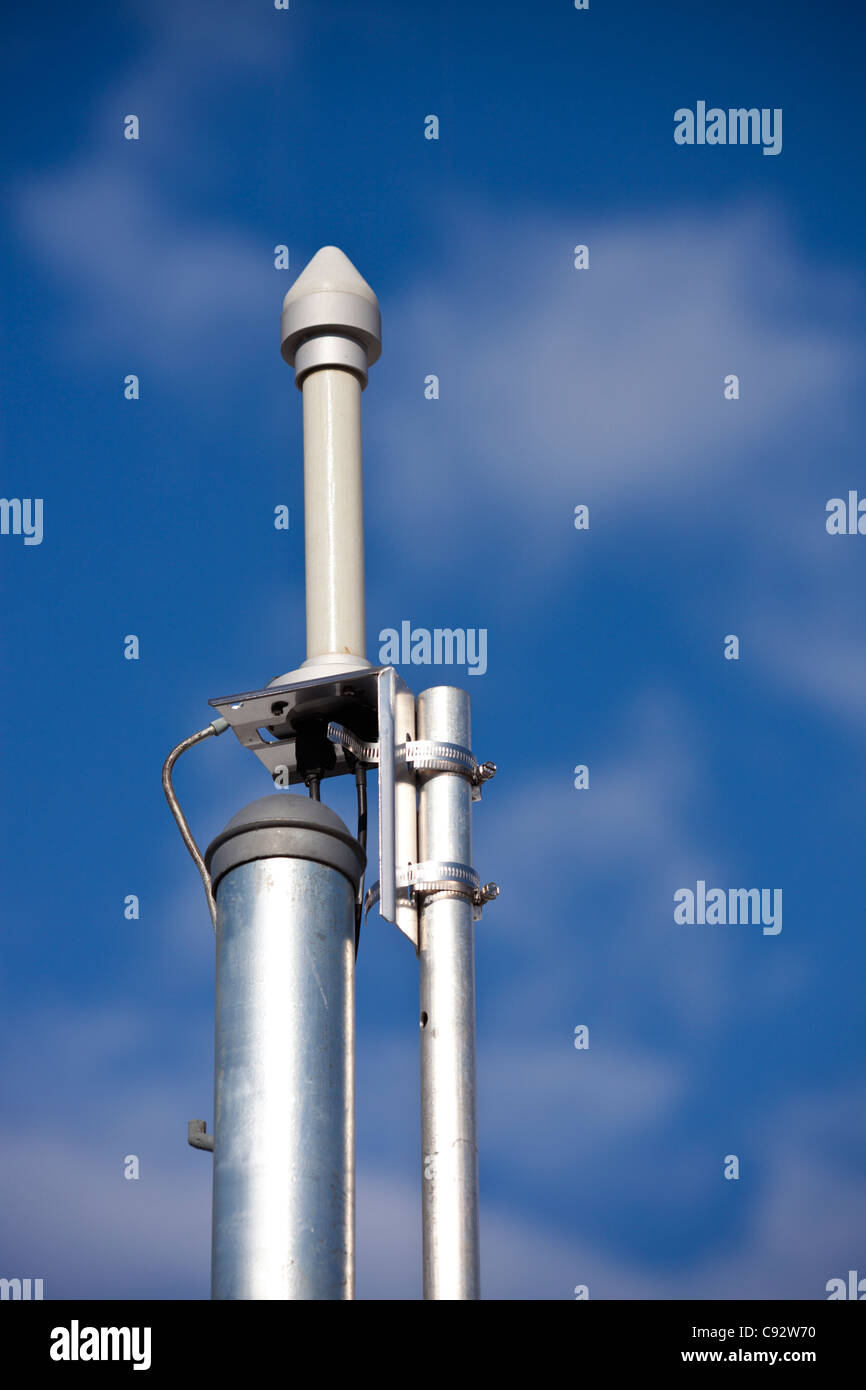 GPS antenna on the cellular site Stock Photo Alamy