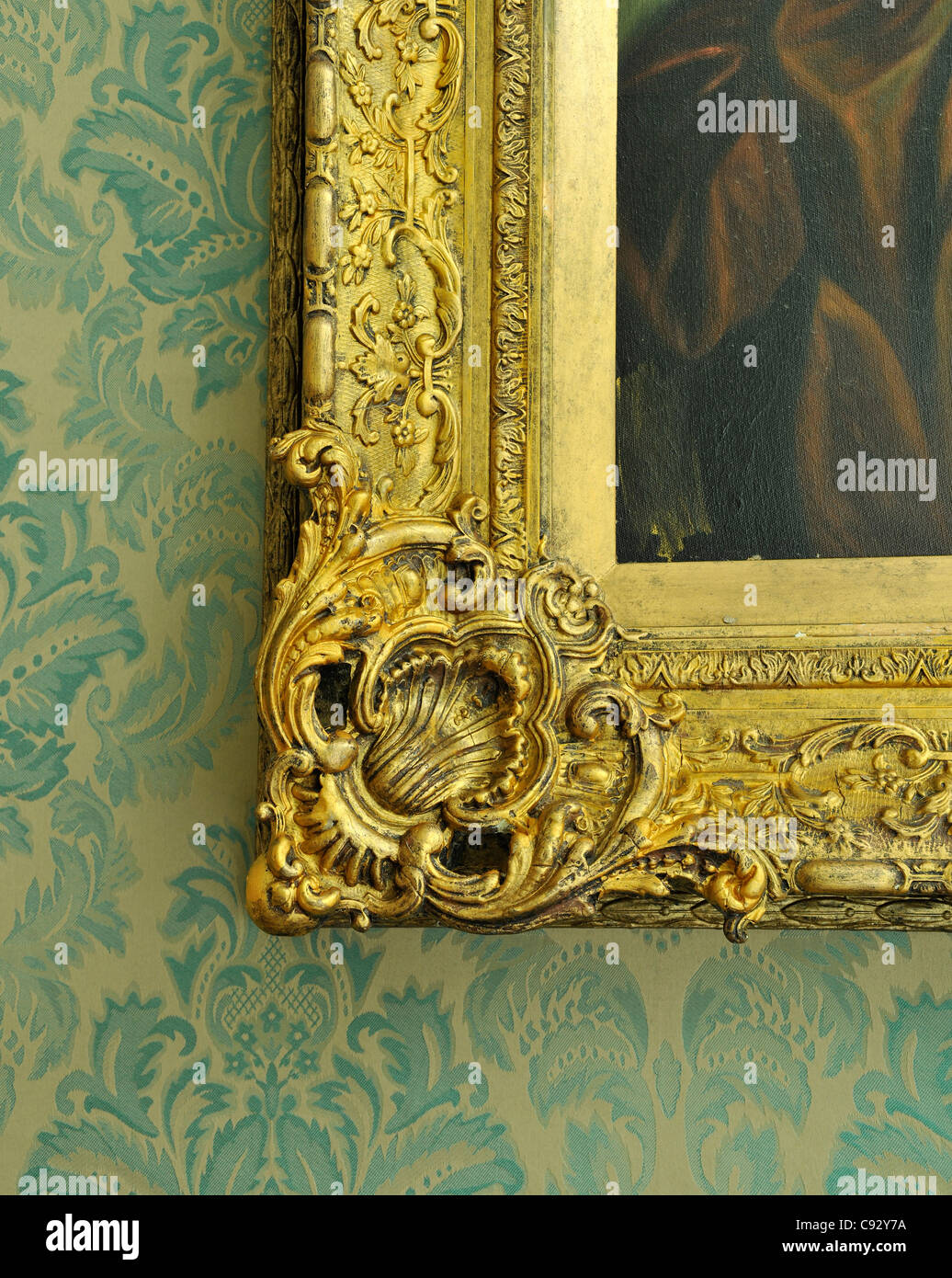 Picture frames in historic houses are sometimes as valuable and