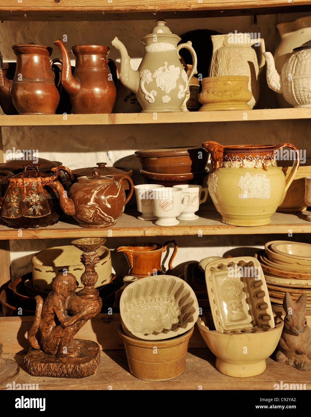 The cellars at Plas Teg offer visitors a wealth of kitchen history to