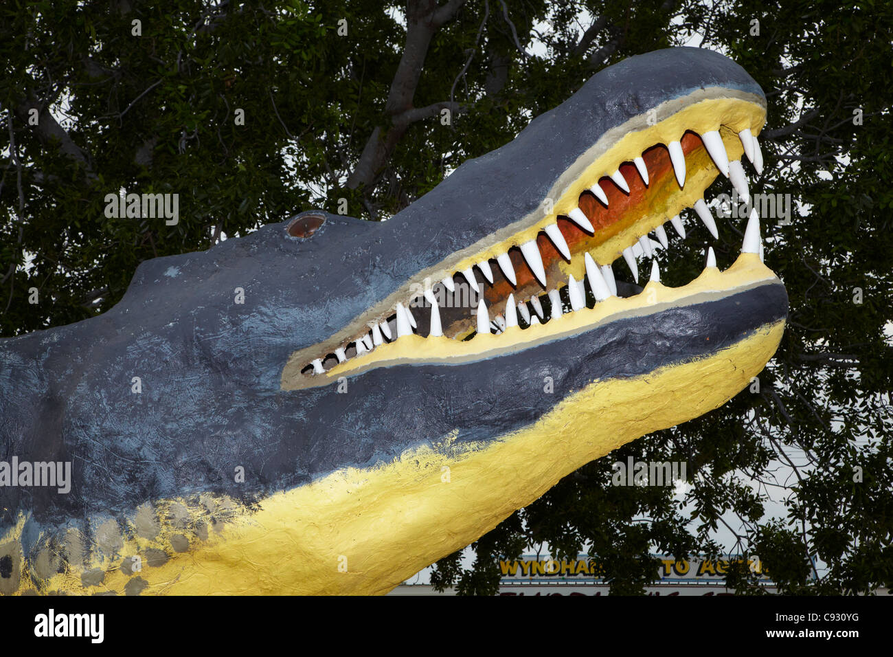 Giant crocodile statue, Wyndham, Kimberley Region, Western Australia