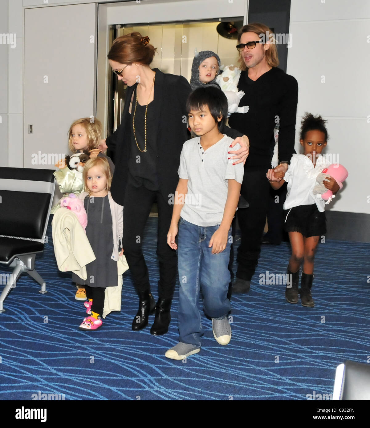 Brad Pitt Family Portrait