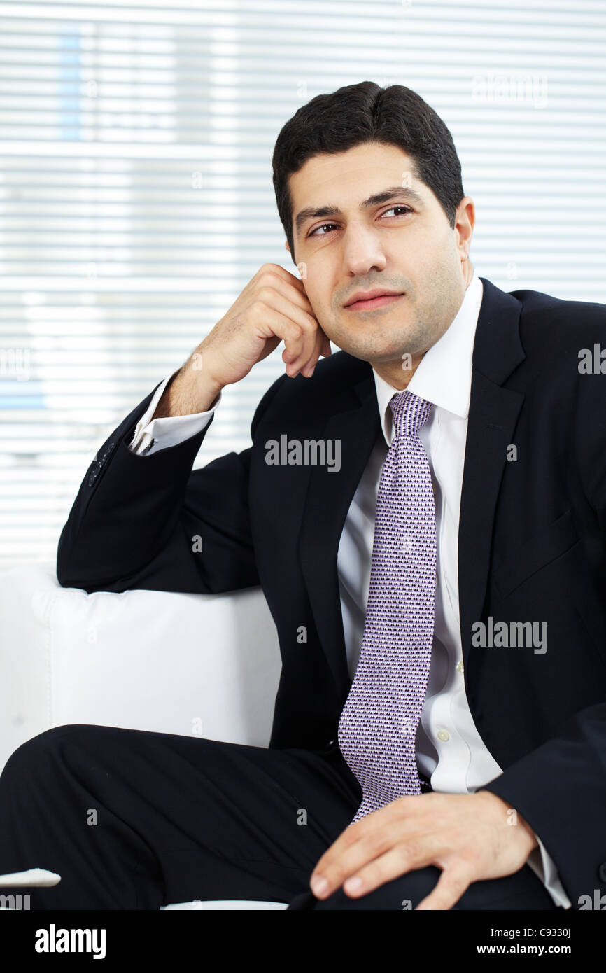 Attractive seated sitting hi-res stock photography and images - Alamy