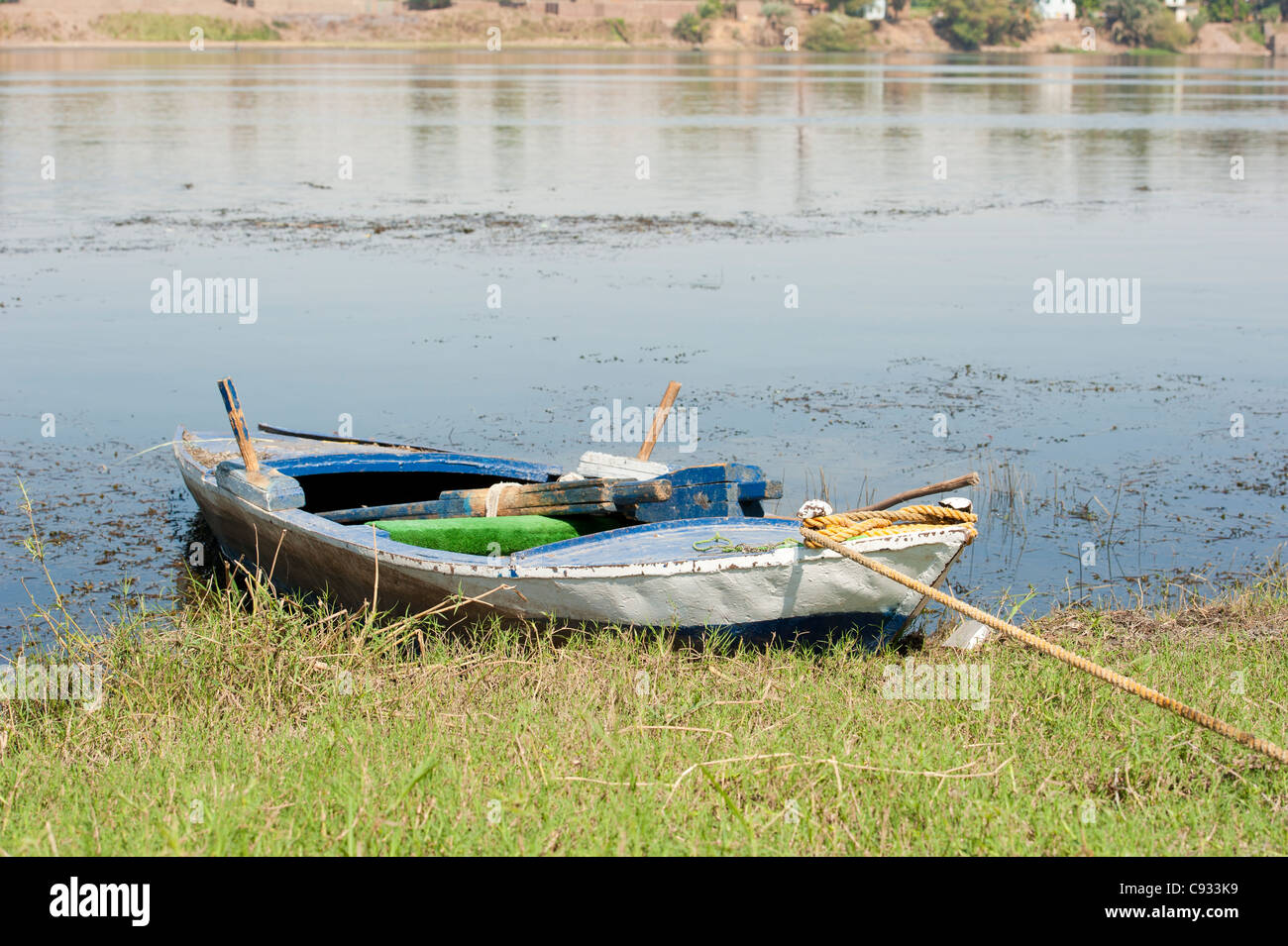 Old wooden rowing boat hi-res stock photography and images - Alamy