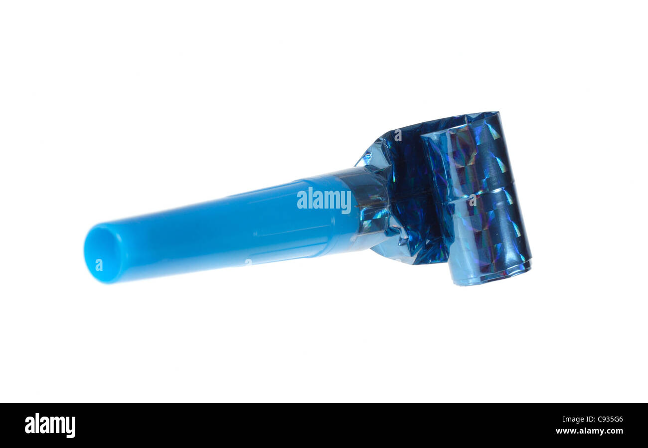 Party Blower, photo on the white background Stock Photo - Alamy