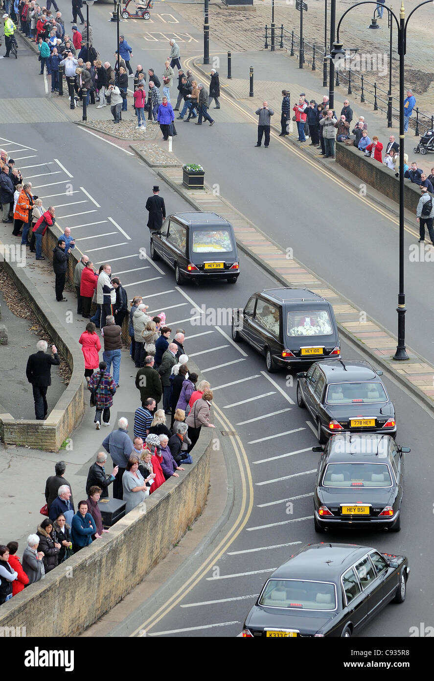 SIR JIMMY SAVILE'S FUNERAL CORTEGE SIR JIMMY SAVILE'S FUNERAL CORTEGE