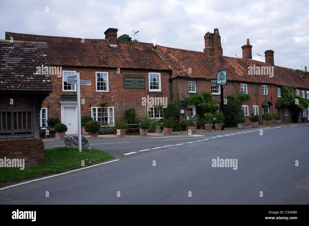 Yattendon Village 1 Stock Photo Alamy