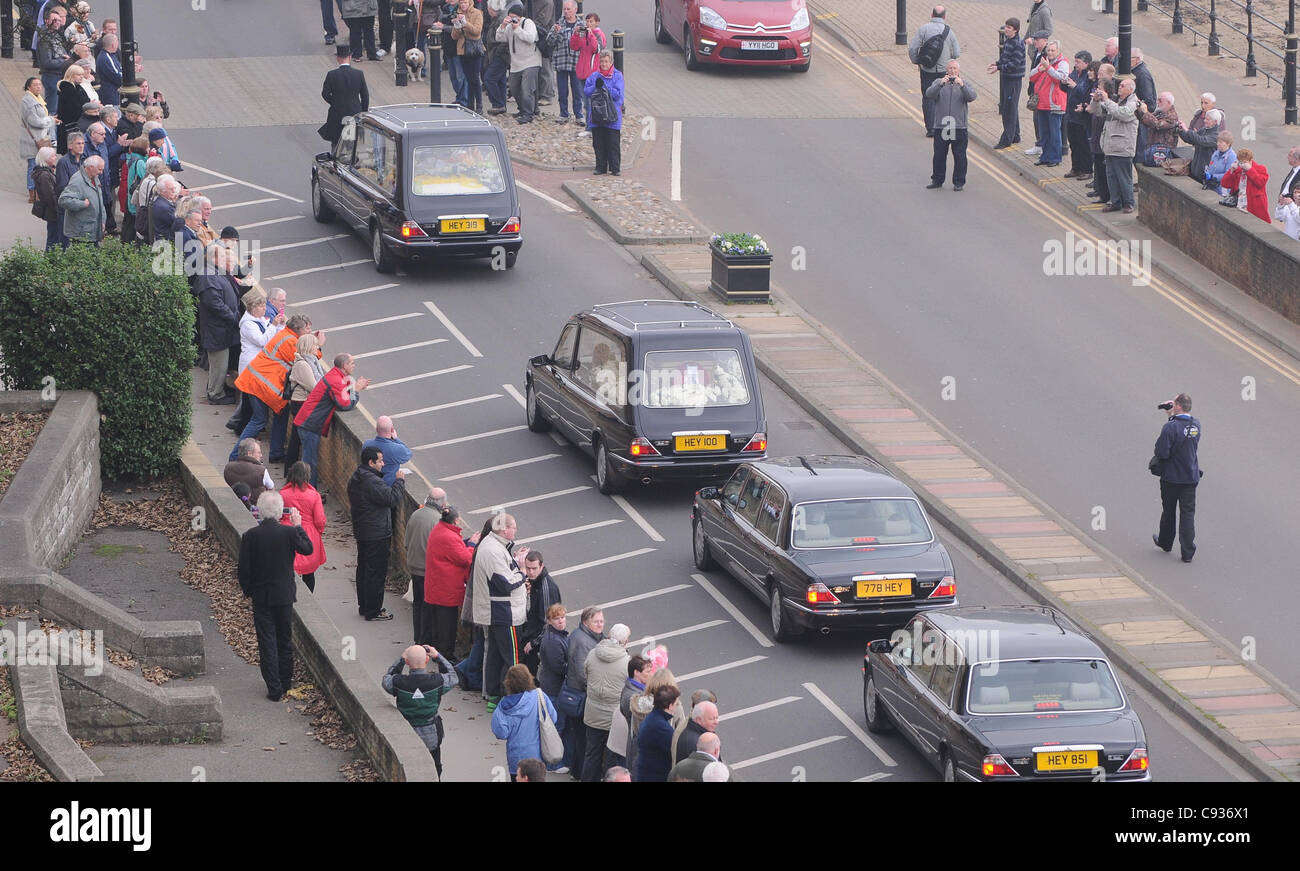 SIR JIMMY SAVILE'S FUNERAL CORTEGE SIR JIMMY SAVILE'S FUNERAL CORTEGE