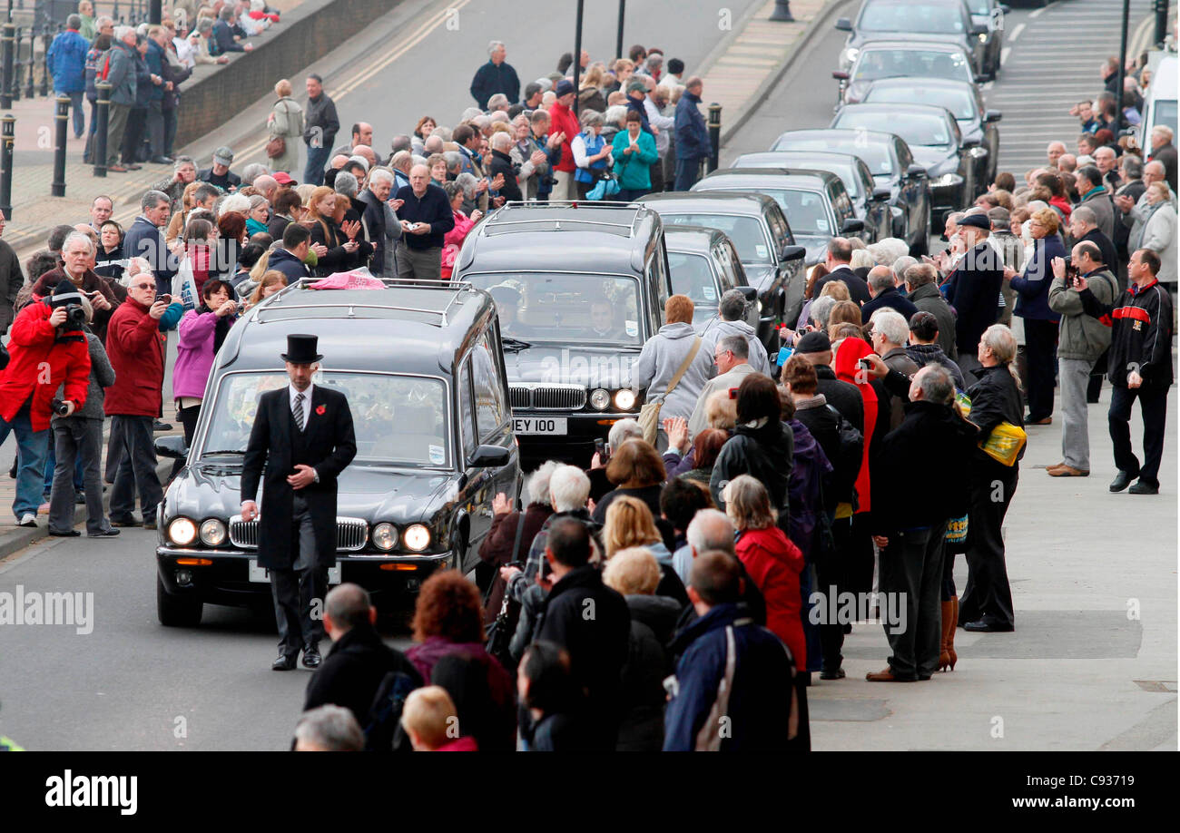 SIR JIMMY SAVILE'S FUNERAL CORTEGE SIR JIMMY SAVILE'S FUNERAL CORTEGE