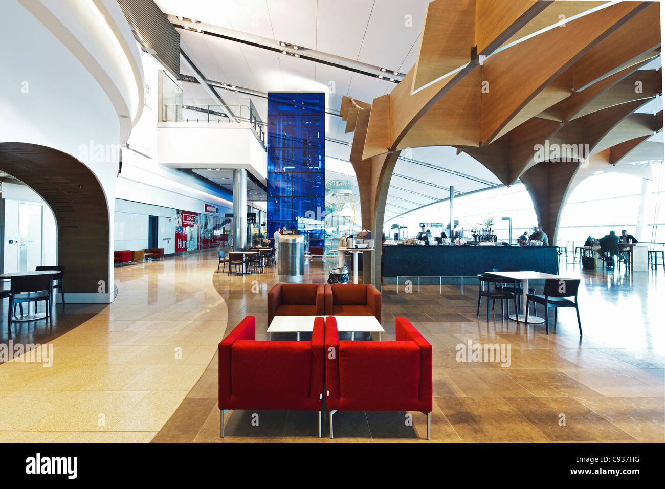 The Oak Bar, Terminal 2, Dublin Airport, Collinstown, Dublin, Co. Dublin, Ireland. Stock Photo