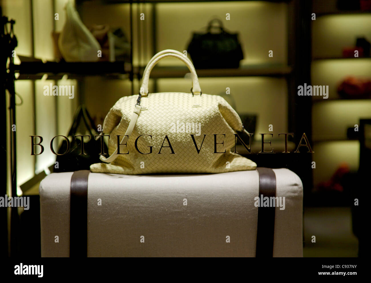 VENICE, ITALY, JANUARY - 2018 - Luxury Expensive Bags At