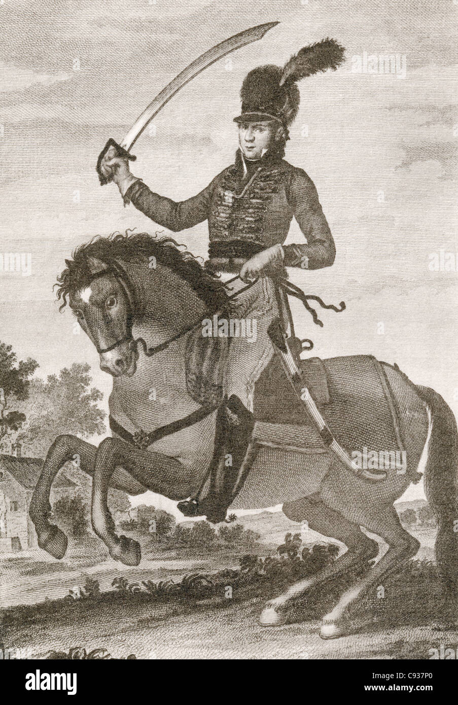 Francisco Espoz Ilundain aka Francisco Espoz y Mina, 1781 – 1836. Spanish guerrilla leader and general. Stock Photo