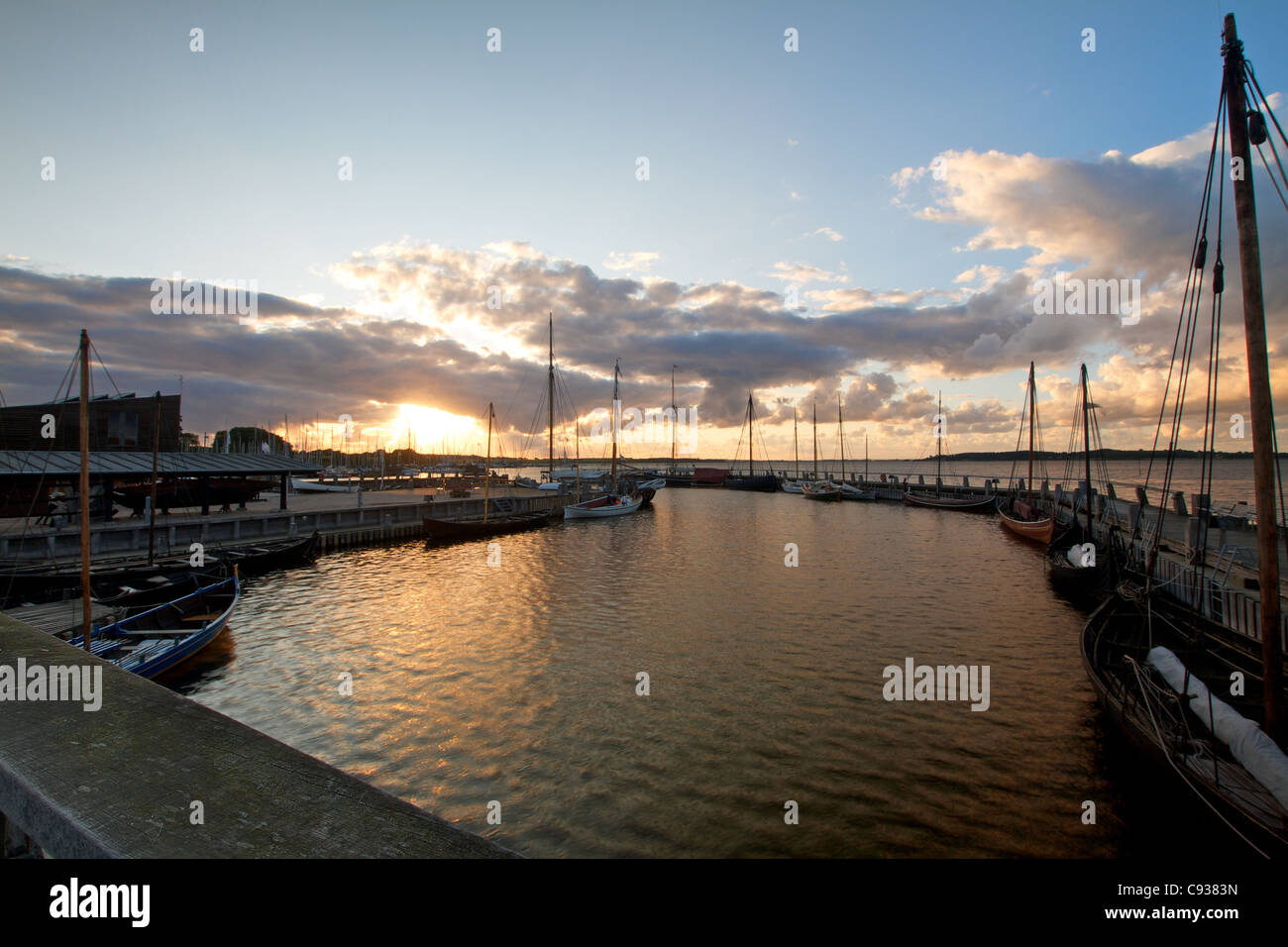 Viking museum in Roskilde,Denmark Stock Photo - Alamy